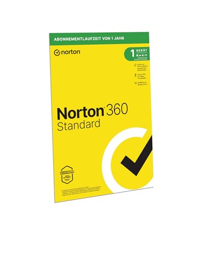 Norton 360 Standard 2026 | 1 Gerät | 1 Jahr | Aktivierungscode in Originalverpackung