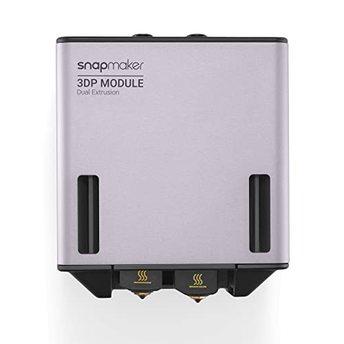 Snapmaker 2.0 Dual Extrusion 3D Printing Module for Dual Material Printing & Dual Color Printing and Breakaway&Dissolvable Support Printing,Compatible with A350T/A350/F350/A250T/A250/F250 3D Printer