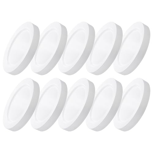 GRÄWE Kunststoffteller-Set in Porzellan-Optik, Ø 26 cm, spülmaschinengeeignet, 50er Pack leichte Teller, leichtes Geschirr, 50 Stück - Weiß - wiederverwendbar