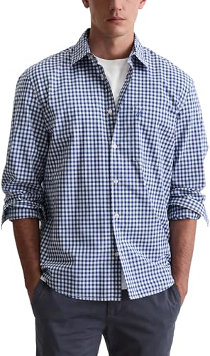 Marc O'Polo Herren B21720842090 Hemd, Multi- Total Eclipse, XL EU