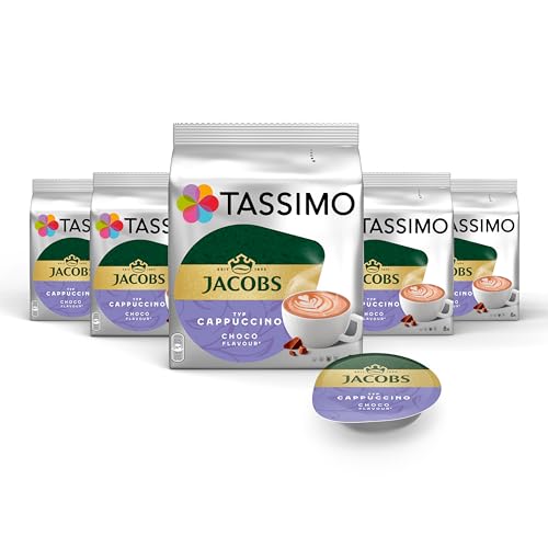 Tassimo Kapseln Jacobs Cappuccino Choco, 5 x 8 Pads, 40 Kaffeekapseln