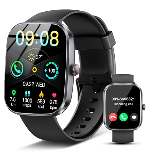 Soudorv Smartwatch Herren Damen mit Telefonfunktion, 1,91