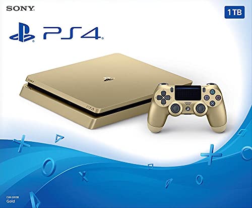 PlayStation 4 - Konsole (500GB, gold, slim) inkl. 2. DualShock Controller