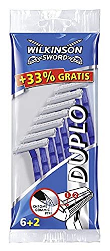 Wilkinson Sword Duplo Herren Einwegrasierer, 6 + 2 St, 1er Pack