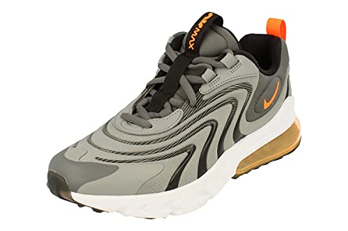 Nike Air Max 270 React ENG (GS), Basketballschuhe für Kinder und Jungen, Iron Grey Total Orange Particle Grey Black, 38 EU