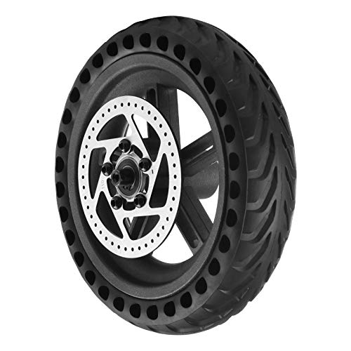 Vollreifen mit Nabe und Bremsscheibe, Reifenpannen-Hinterradnaben-Reifensatz Ersatzteile Kompatibel für Xiaomi Mijia M365 Elektroroller 200mm