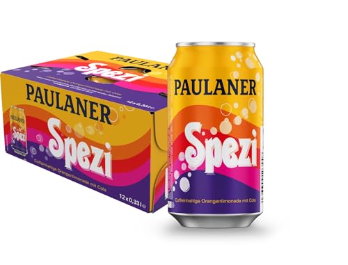 Paulaner Spezi Erfrischungsgetränk mit Cola und Orange EINWEG (12x0,33l)