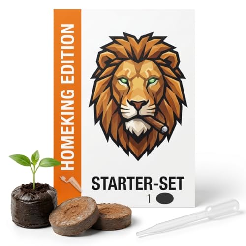 HOMEKING Starter-Set 1 Schnellstarter Edition – Kompaktes Anzucht-Set für Zuhause mit Quelltablette, Pipette & Anleitung | Ideal für Fensterbank & Mini-Gewächshaus – von Don Grow