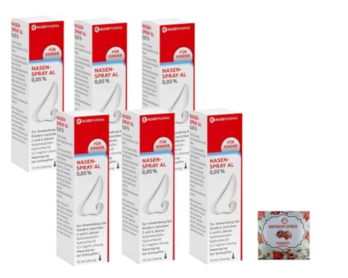 Nasenspray Al 0,05% für Kinder Set mit 6 x 10 ml inkl. einer Handseife von Apotheken-Express