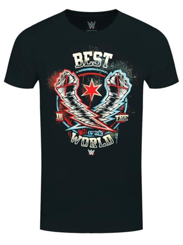 WWE CM Punk Best in The World Herren T-Shirt Schwarz, Schwarz , L