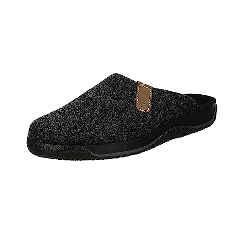 Rohde Damen, Frauen, Pantoletten, Slipper,Sandalen,Freizeitschuhe,Schlupfschuhe,schluepfschuhe,Slipper,Slides,Slip-ons,Mules,ANTHRAZIT,43 EU