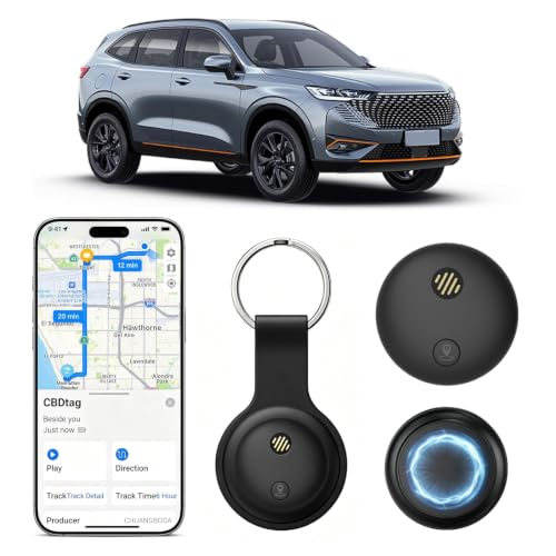 GPS Tracker Auto Ohne ABO, Magnetischer GPS Tracker für iOS & Android, Globale Abdeckung, Echtzeit-Tracking, Routenverlauf, Keine Monatliche Gebühr, für Fahrzeuge, Motorrad, Schlüssel, Gepäck, Taschen