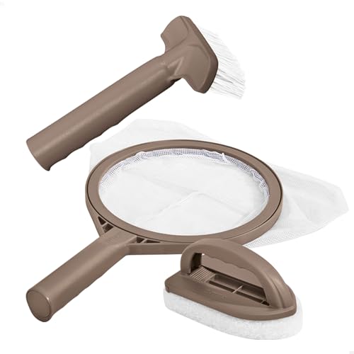 Intex 28004 – PureSpa Reinigungsset, 3-teilig, Kunststoff, mehrfarbig