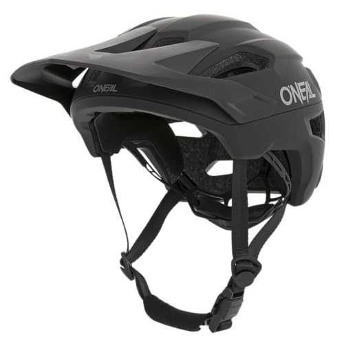 O'NEAL | Mountainbike-Helm | Enduro All-Mountain | Lüftungsöffnungen zur Belüftung & Kühlung Größenverstellsystem, Sicherheitsnorm EN1078 | Helmet Trailfinder Solid | Erwachsene | Schwarz | Größe S/M