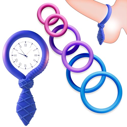 VTAON 7 in 1 Penisring für Männer, Verstellbarer Cockring Sex Spielzeug
