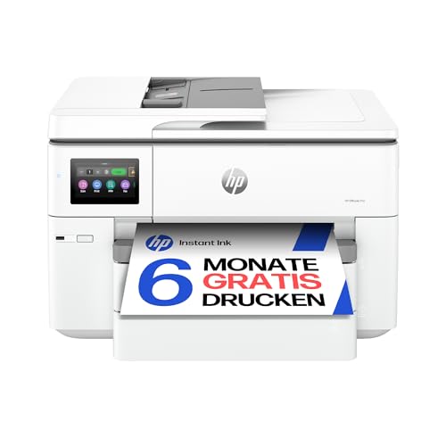 HP OfficeJet Pro 9730e A3-Multifunktionsdrucker, Drucken bis A3, Scannen, Kopieren, 6 Monate gratis drucken Instant Ink inklusive, WLAN, LAN