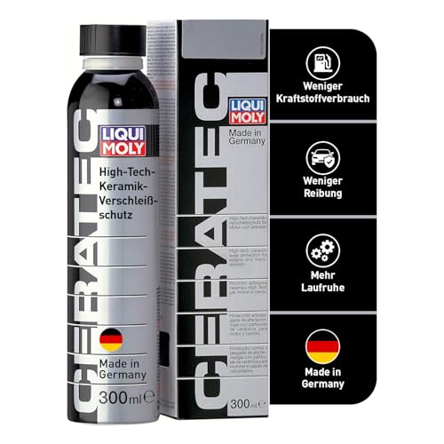 LIQUI MOLY Öladditiv Cera Tec Art.-Nr. 3721 Keramikverschleißschutz für Benzin- & Dieselmotoren I mehr Laufruhe, geringere Reibung & weniger Kraftstoffverbrauch I Ceramic Zusatz für Motoröl, 300 ml