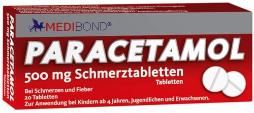 Paracetamol Medibond 500mg Schmerztabletten 20 Stück