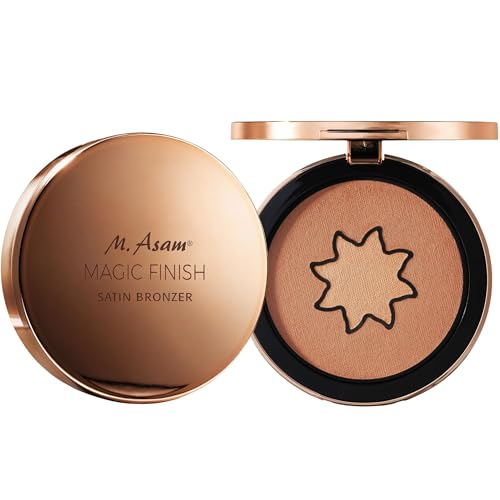 M. Asam MAGIC FINISH Satin Bronzer Light (6,5g) – Bronzer Puder Duo mit Satin-Touch Textur, ultra-feine Farb-Pigmente, natürlicher Glow, veganes Make Up, silikonfrei