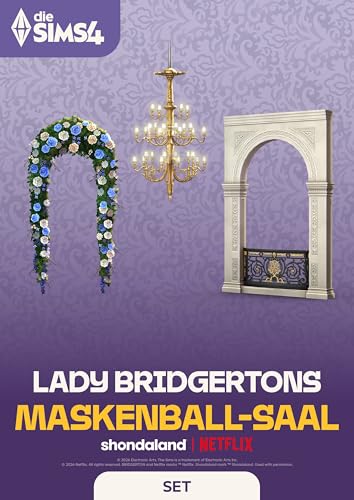 Die Sims 4 Lady Bridgertons Maskenball-Saal-Set (Kit 49) PCWin | Download Code EA App | Deutsch Standard | PC Code - EA App