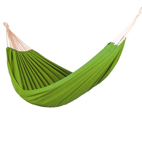Kronenburg Mehrpersonenhängematte 210 x 150 cm, Belastbarkeit bis 300 kg – Indoor & Outdoor Hängematte Grün - Farb- und Modellwahl