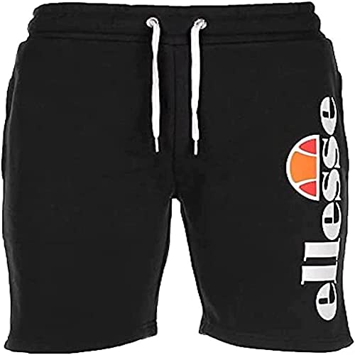 Ellesse Herren Bossini Fleece Shorts, Schwarz, XL EU