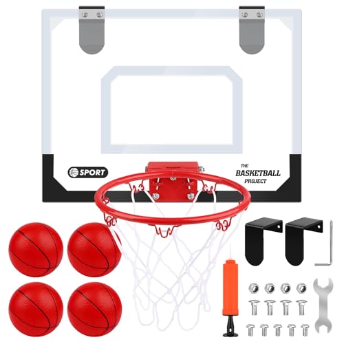 Dreamon Mini Basketballkorb Kinder, Basketball Set Indoor für Zimmer mit Ball