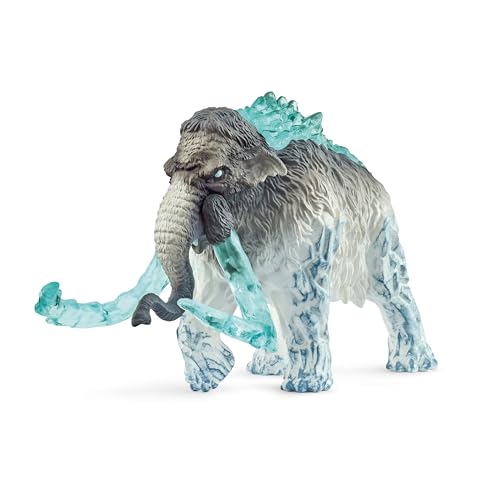 SCHLEICH ELDRADOR Creatures | Frostmammut 70829 | ELDRADOR Monster Spielfigur mit beweglichen Stoßzähnen | tolles Geschenk für Mädchen und Jungen | Spielzeug ab 7 Jahren | 9 x 16 x 11 cm