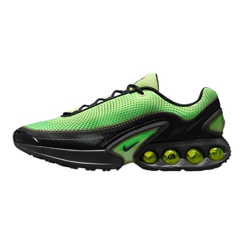 NIKE Herren AIR MAX DN AMD Sneaker, Lt Lemon Twist Black Green Strike Black, 44.5 EU