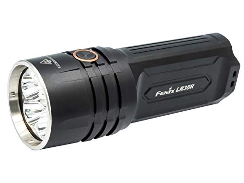 Fenix LR35R 10000 Lumen Ultrahelle Taschenlampe, Wiederaufladbare Such- und Rettungslampe, Professionelle Outdoor-Beleuchtung