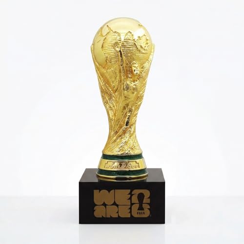 FIFA World Cup 2026 Official Gift, Offizielle FIFA WM 2026 3D Trophäen Replik mit Acryl-Sockel – 150 mm – Zeitloses Sammlerstück – Perfekt für Schreibtisch, Wohnzimmer & Fußball-Memorabilien