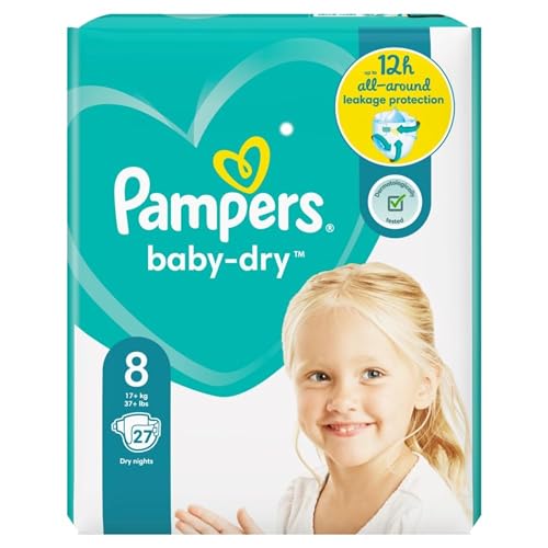 PAMPERS Baby Dry Gr��e 8, 17+ kg, 27 Lagen