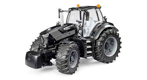 Bruder 03162 - DEUTZ-FAHR 8280 TTV Warrior - 1:16 Traktor, Bauernhof Fahrzeuge, Landwirtschaft, Spielzeug ab 3 Jahre, Schwarz