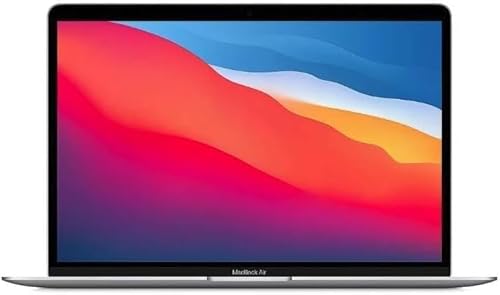 2020 Apple MacBook Air mit Apple M1 Chip (13-Zoll, 8GB RAM, 128GB SSD) (QWERTY Englisch) Silber (Generalüberholt)