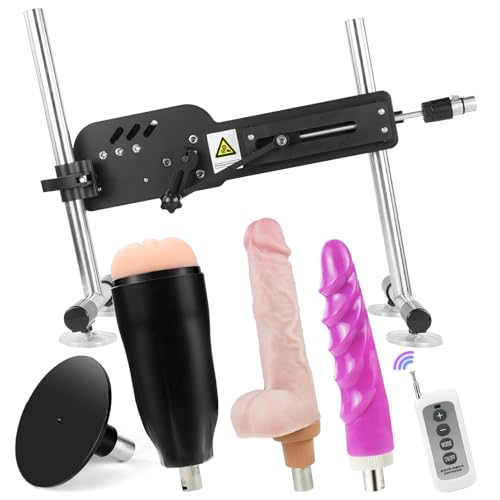 Sexmaschine,Premium Fickmaschine mit Dildo und Masturbator Zubehör,3XLR-Schnittstelle Automatische Liebesmaschine für Frauen und Männer,Fickle Maschine Sex Spielzeug für die Männer Sextoy