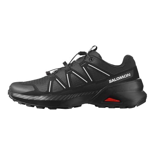 Salomon Speedcross Peak Herren Trail-Laufschuhe, Präzise Passform, Geländegängiger Schutz, Aktiver Grip, Black, 43 1/3