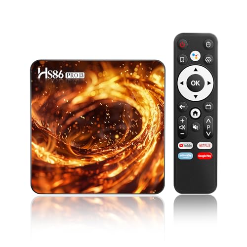 Android 14.0 TV Box,2026 Android Box 2GB 16GB RK3528 Quad-Core 64bit Cortex-A53 Mali 450 MP2 GPU,Smart TV Box Unterstützung 4K Bluetooth5.4 Wi-Fi6 HD2.0 10/100M Ethernet USB2.0 et USB3.0