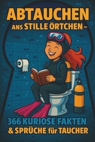 Abtauchen ans stille Örtchen – 366 kuriose Fakten & Sprüche für Taucher: Lustiges Fun-Buch für Taucher | Witze, Fun Facts & unnützes Wissen rund ums ... & Ozean | Perfektes Geschenk für Tauchfans