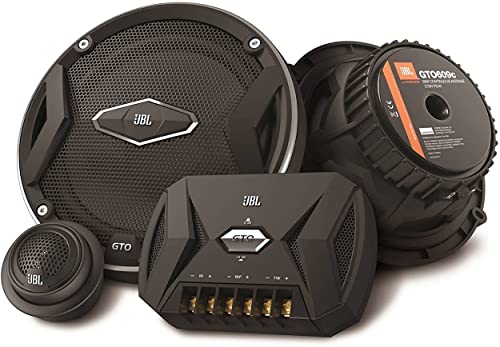 JBL GTO609C - 2-Wege Komponent Auto Lautsprecher Set von Harman Kardon - 270 Watt KFZ Car Hifi Autolautsprecher Boxen 6 Zoll 165 mm 16,5cm