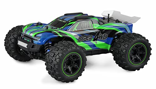 Amewi 22620 Hyper GO Truggy Brushed 40km/h 4WD 1:16 RTR blau/grün