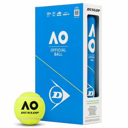 Dunlop Tennisbälle Australian Open, 8 Bälle (2 x 4)