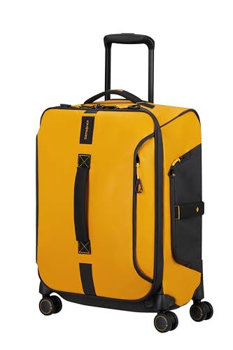Samsonite Paradiver Light - Handgepäck Koffer 55 x 40 x 23 cm, Weichgepäck Kabinenkoffer für EasyJet, Wizz Air & die meisten Airlines, 48L, Gelb (Yellow)