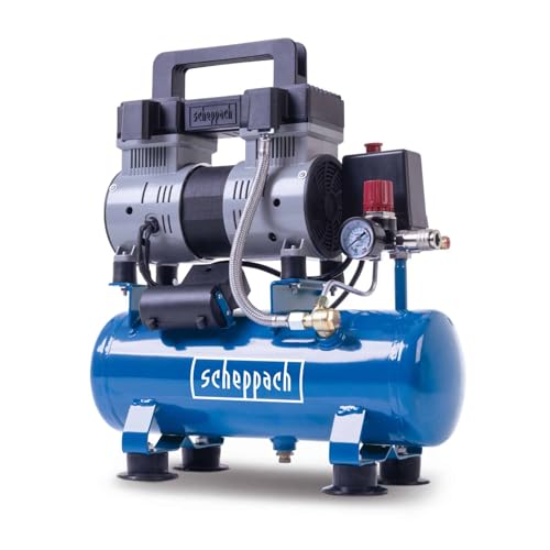 Scheppach Ultra Silent Kompressor HC08Si Leisekompressor mit 67dB - 1100W