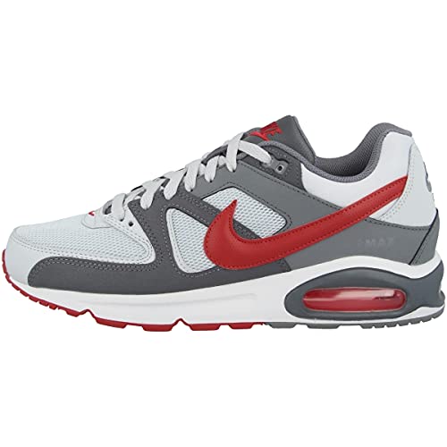 Nike Air Max Command, Herren Sneaker, Grau (Pure Platinum/Gym Red-Dark Grey 049), 44 EU (9 UK)