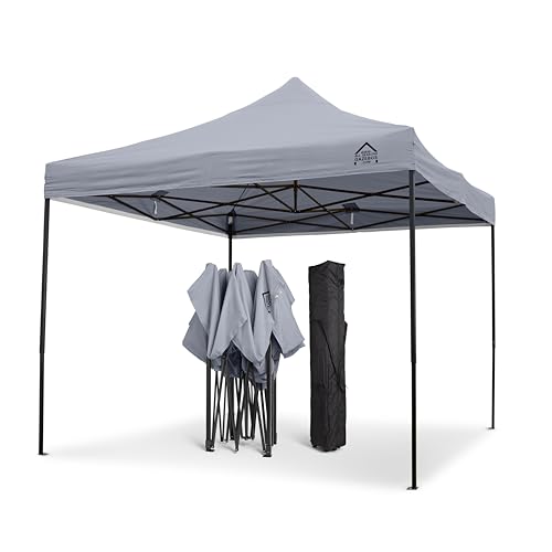 All Seasons Gazebos 3x3m vollständig wasserdichtes Faltpavillon - Metallisch Grau