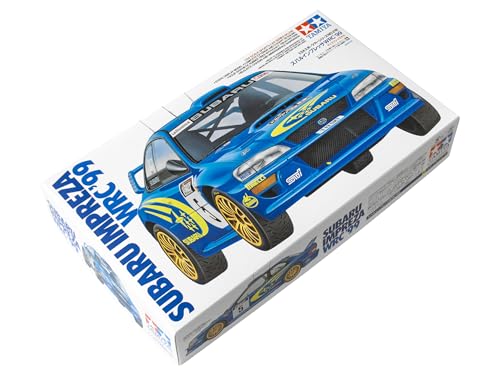 Tamiya 24218 1:24 Subaru Impreza WRC '99, Modellbausatz,Plastikbausatz, Bausatz zum Zusammenbauen, detaillierte Nachbildung, Unlackiert
