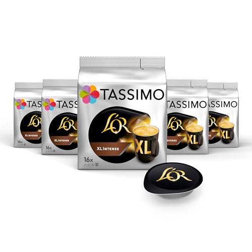Tassimo L'OR XL Intense, 5 x 16 Pads, 80 Kaffeekapseln