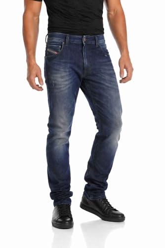 Diesel Krayver R842R Herren Jeans Slim Carrot (DE/NL/SE/PL, Bundweite & Schrittlänge, 29, 32, Blau)