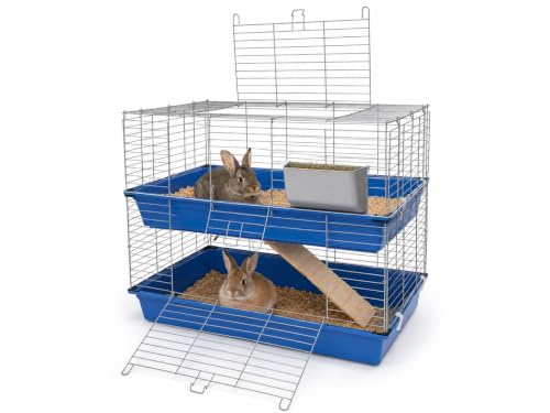 XXL 1m doppel Hasenkäfig Meerschweinchenkäfig