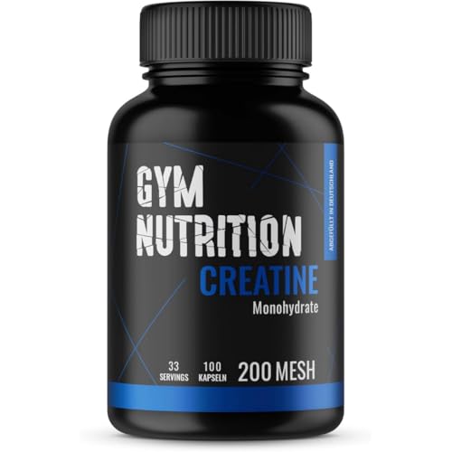 Creatin Monohydrat hochdosiert – 100 Kapseln
